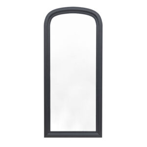 Salta Arch Wall Mirror In Lead Wooden Frame