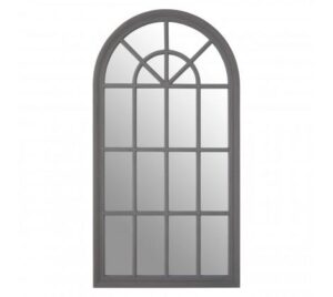 Arched Grey Mirror