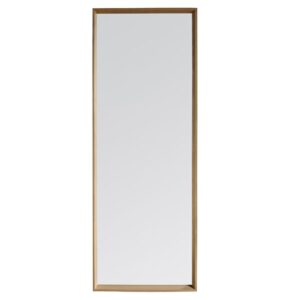 Chelan Leaner Floor Mirror In Oak Wooden Frame