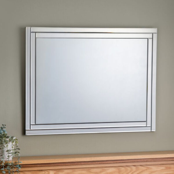 Dania Frameless Bedroom Wall Mirror In Clear